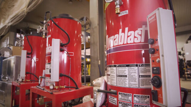 Dynablast Boilers Promo Video footage of boilers